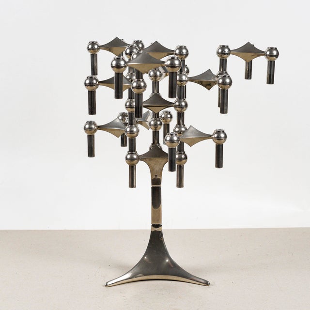 Orion Modular Candelabra by Fritz Nagel for BMF, 1960s For Sale - Image 13 of 14