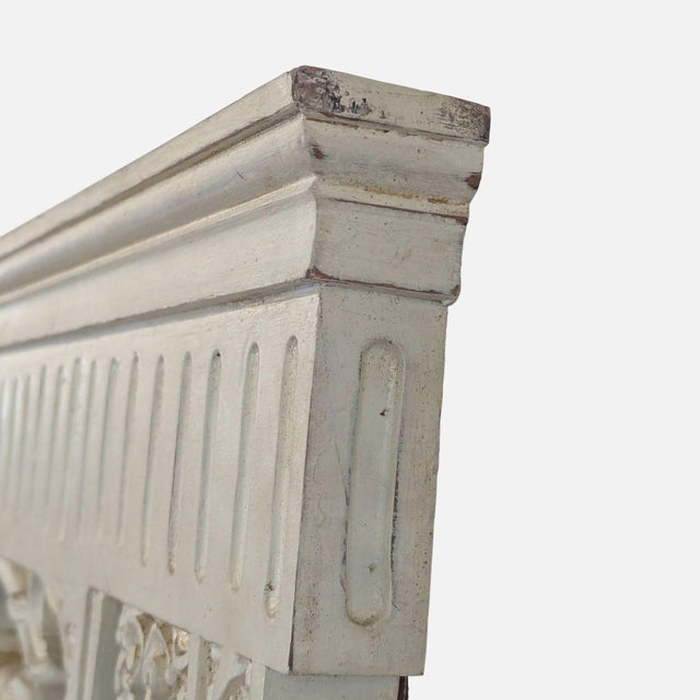 Traditional Monumental European Antique Carved Mirror For Sale - Image 3 of 7