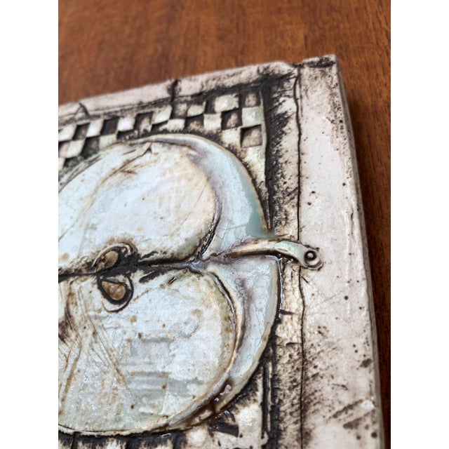 Vintage Studio Pottery Wall Plate, 1970s For Sale - Image 12 of 18