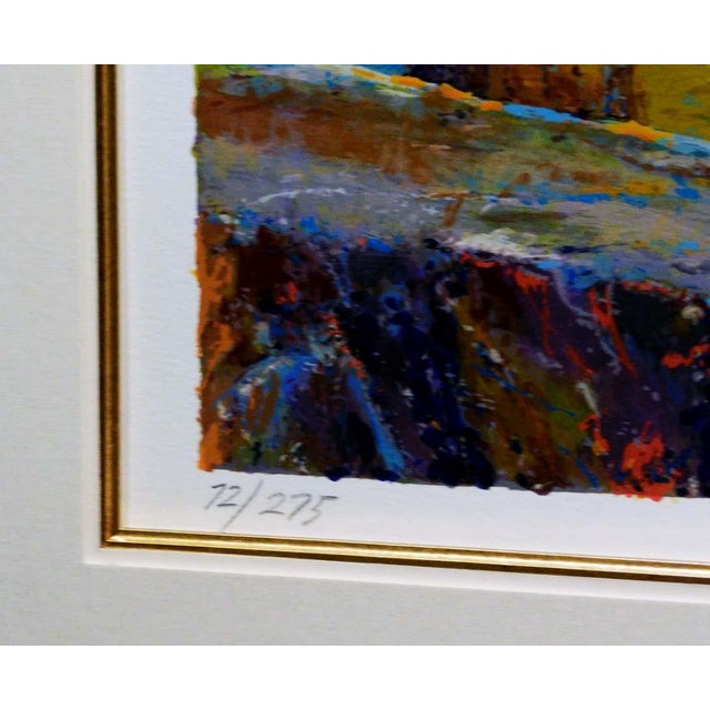 Impressionist 1990s Anton Sipos "Summertime" Hand Signed Color Serigraph Artwork Pond Custom Framed For Sale - Image 3 of 5