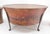 Vintage Hummered Forged Copper & Iron Round Coffee Table & Pair of Stools Seats For Sale - Image 4 of 12