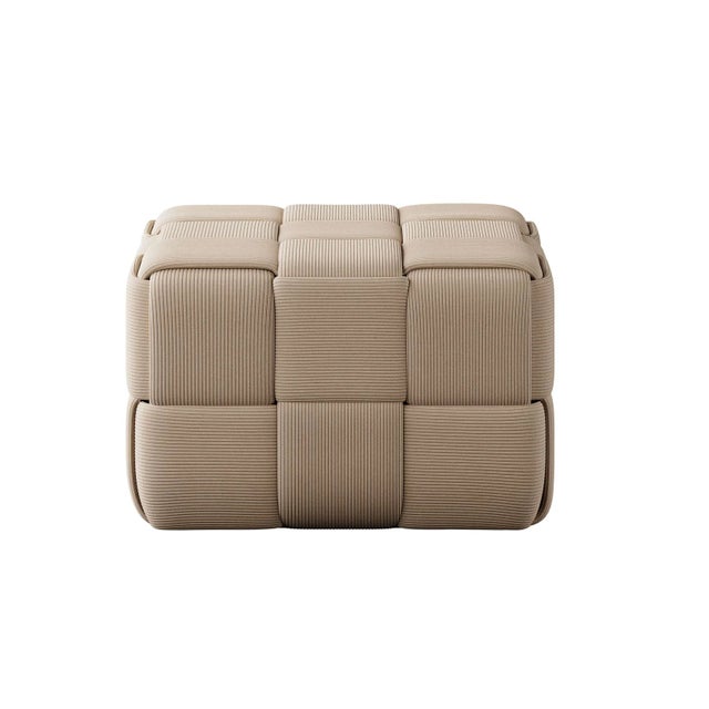 The Kubrik Stool is a refined blend of contemporary design and plush comfort. Fully upholstered in fabric featuring an...