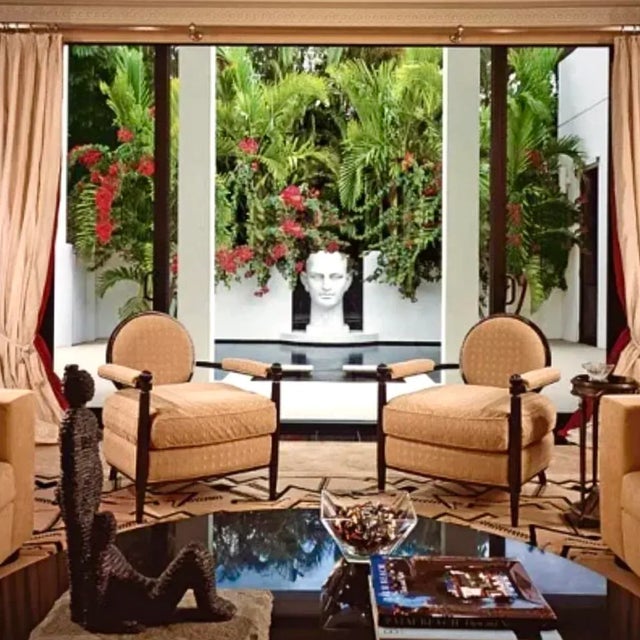 Vintage Custom Geoffrey Bradfield Deco Devore Lounge Chairs - a Pair For Sale - Image 10 of 11