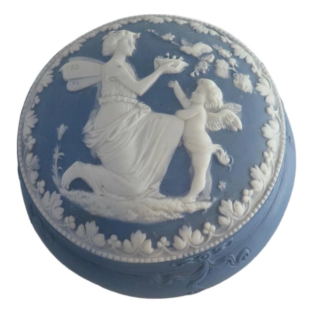Early 20th Century Jasperware Vanity Box For Sale