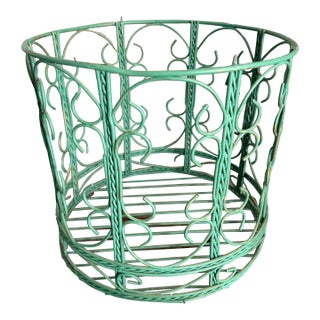 Wrought Iron Planter For Sale