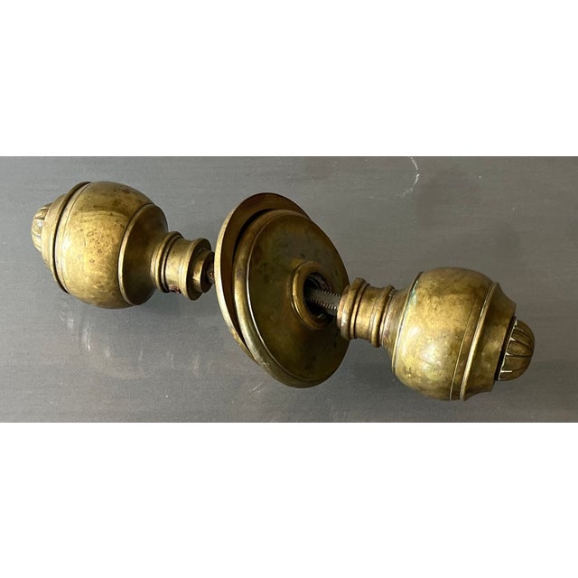Antique 19th Century Brass Door Knob For Sale - Image 11 of 18
