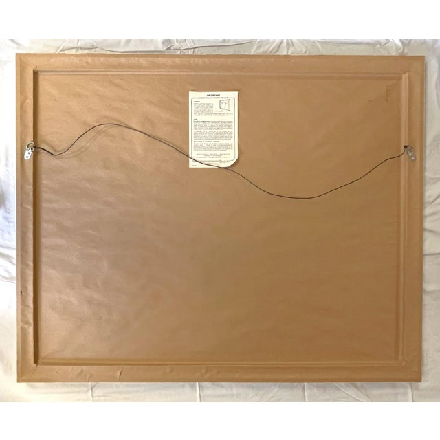 Large Original Pastel on Paper 'Garden Gate' From the Bonfoey Gallery, Ohio For Sale - Image 12 of 12