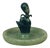 Austrian Art Deco - Modernist Bronze Lady on Onyx Base - Ring Tray For Sale