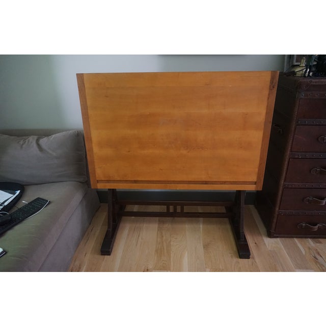 2000 - 2009 Reproduction of 1920’s French Drafting Table by Restoration Hardware For Sale - Image 5 of 6