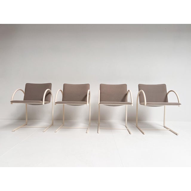Circle Chairs by Boonzaaijer for Metaform, 1980s, Set of 4 For Sale - Image 4 of 14
