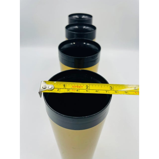 Mid-Century Modern Vintage Atomic-Mod West Bend Black & Gold Poolside Party Set- 8 Pieces For Sale - Image 3 of 13