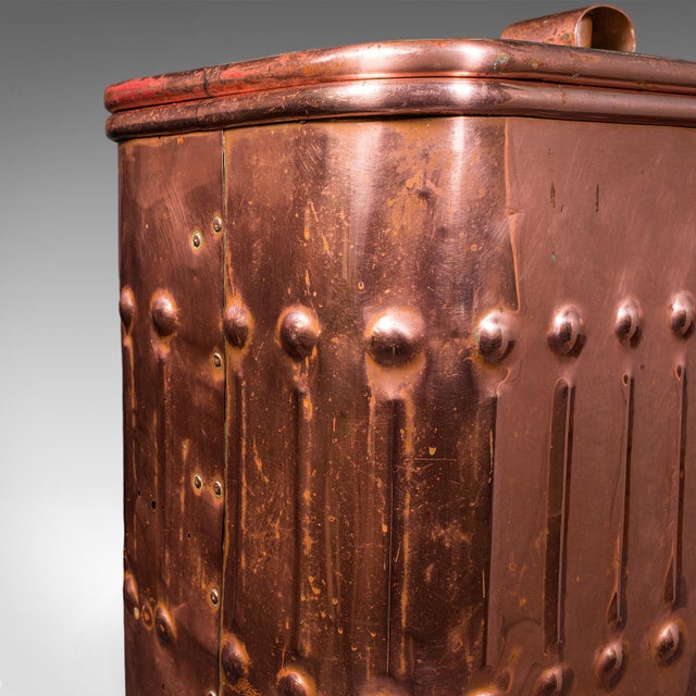 Vintage Dairyman's Cooler, English Copper, Milk, Ice Cream Cool Box, Mid Century For Sale - Image 11 of 12