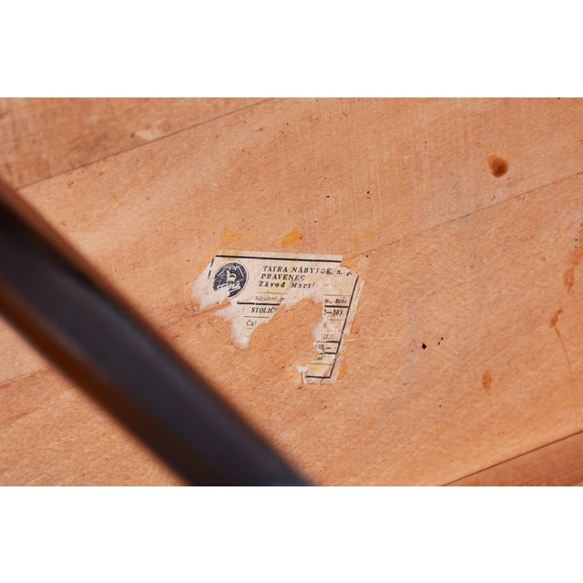 Mid-Century Chairs in Beech & Oak, Slovakia, 1959, Set of 4 For Sale - Image 4 of 12