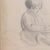 Guillaume Dulac, Portrait of a Young Girl Writing, 1920s, Pencil on Art Paper For Sale - Image 9 of 12
