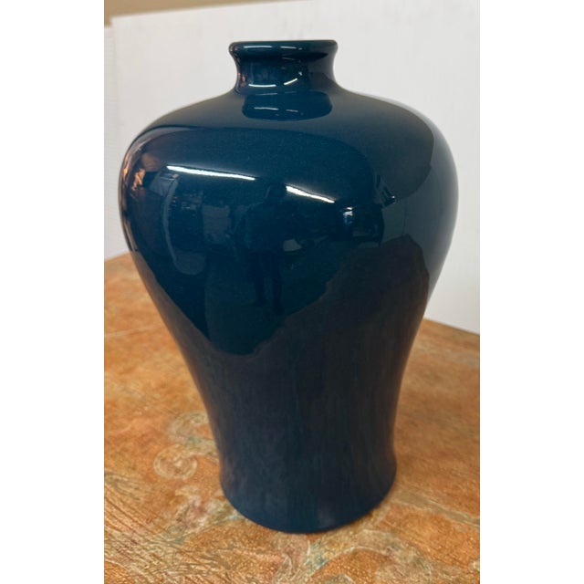 Ceramic Martino Interiors Plum Blossom Ceramic Vase For Sale - Image 7 of 12