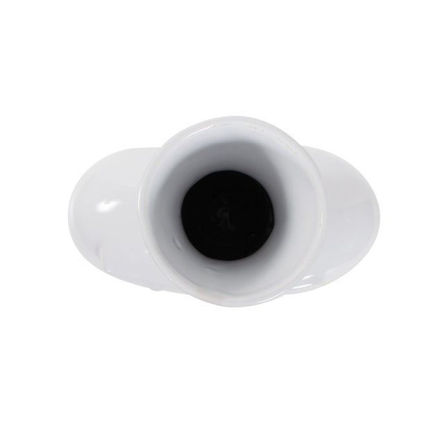 White Mo Vase For Sale - Image 8 of 11