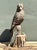 Late 20th Century Vintage Hand Carved Eagle Statue For Sale - Image 5 of 12
