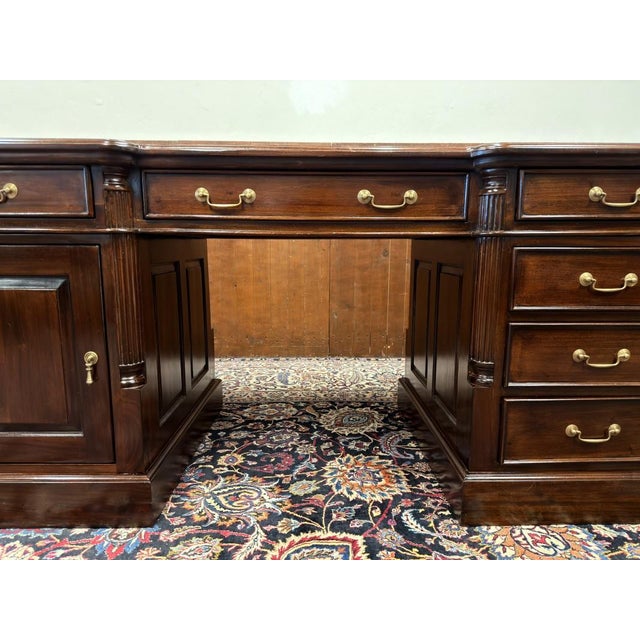 English Desk with Green Inlay For Sale - Image 10 of 18