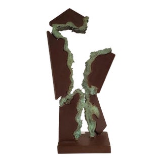 1990s "Fragmented Column" a Sculpture by Frank Morbillo For Sale