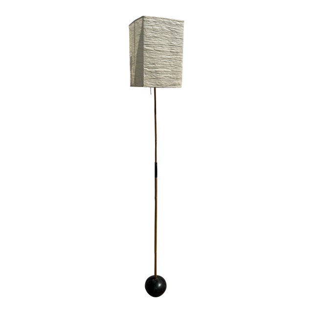 Vintage Isamu Noguchi Ozeki Co. LTD Mid‑Century Modern Floor Lamp – Akari Model Bb2‑7 For Sale