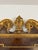 Rococo Italian Georgian Style Burl Wood & Gilt Wall Mirror With Rococo Crest For Sale - Image 3 of 6
