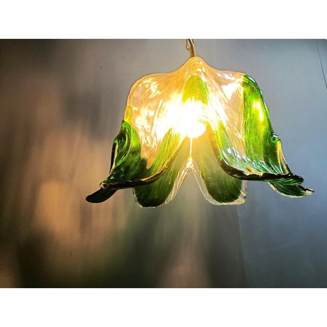 1960s Vintage Murano Glass Pendant Light from Mazzega, 1960s For Sale - Image 5 of 12