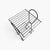 Mid Century Plant Stand Black Metal Wire Patio Table Telephone Table Smoking Stand For Sale - Image 4 of 8