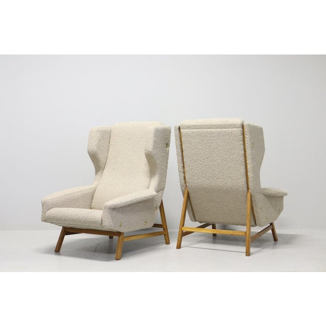 Cassina Giulia Lounge Chairs by Gianfranco Frattini for Cassina, 1957, Set of 2 For Sale - Image 4 of 12