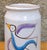 DeSimone DeSimone Hand Painted Ceramic Vase For Sale - Image 4 of 7
