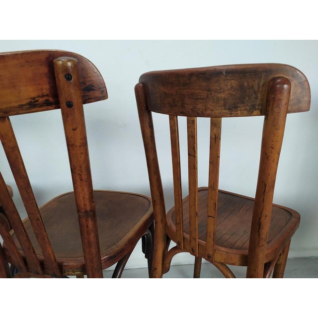 Bistrot Chairs from Baumann, 1890s, Set of 6 For Sale - Image 15 of 18