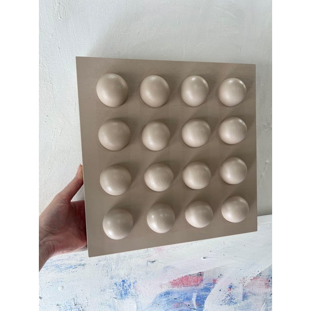 Mirtha Moreno Acrylic Painting on Panel titled “White Chocolate III” 12 x 12 2024 For Sale In West Palm - Image 6 of 12