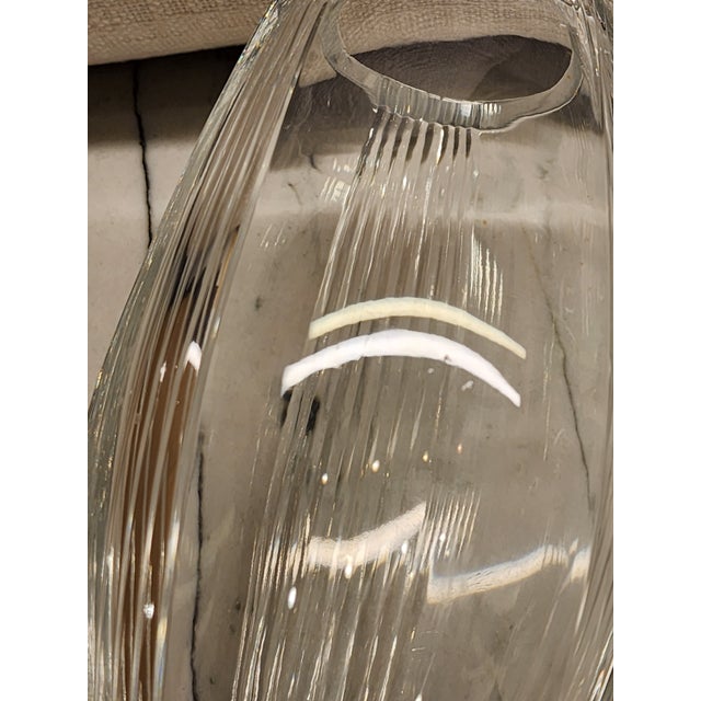 Vintage Lenox 11" Heavy Cut Crystal Vase, 1992 or Earlier – 9.9 LBS For Sale - Image 14 of 18