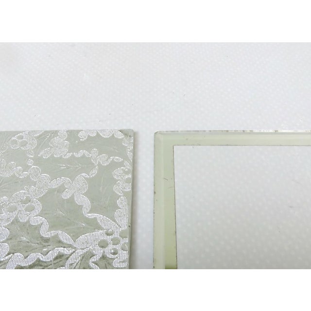 Art Deco Picture Frame in Glass & Aluminum, 1920s For Sale - Image 13 of 16