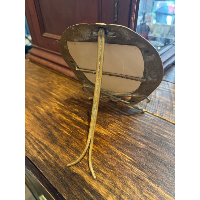 Rare 19th Century Brass Equestrian Picture Frame- Horse Shoe, Helmet, Riding Crops For Sale - Image 12 of 12