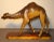 Late 19th Century Italian Polychrome Painted Carved Wooden Dromadery Camel Figure on Plinth Base For Sale - Image 4 of 9