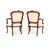 Antique French Walnut Salon Armchairs, 1930, Set of 2 For Sale - Image 4 of 11