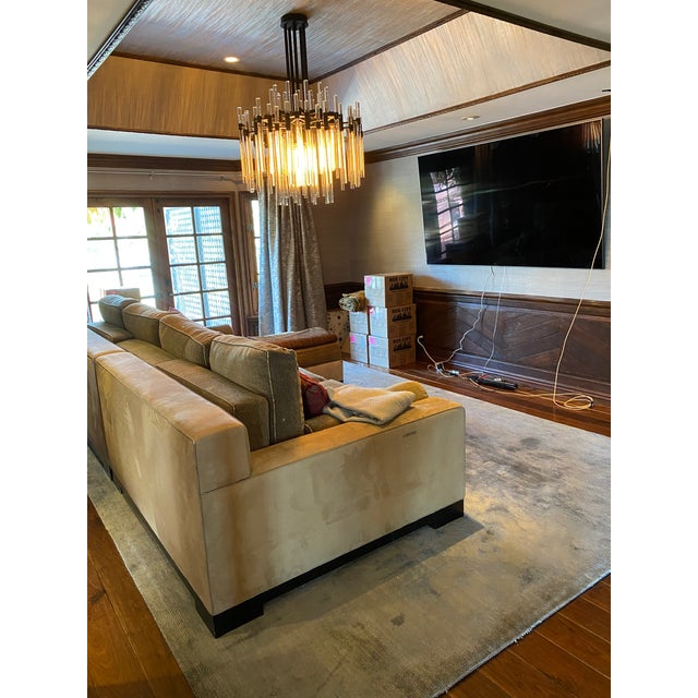 Abstract Verga Wired Custom Chandelier For Sale - Image 3 of 4