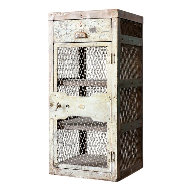 Industrial Factory Cabinet from Walls LTD, 1890s For Sale