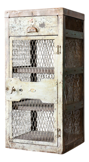 Industrial Factory Cabinet from Walls LTD, 1890s