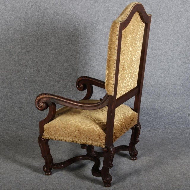 Antique Baroque Chair in Oak, 1800 For Sale - Image 16 of 18
