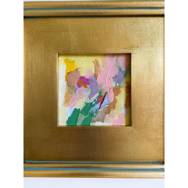 Abstract "Carried Away" 2026 Framed Mini Painting by Jessalin Beutler For Sale - Image 3 of 3