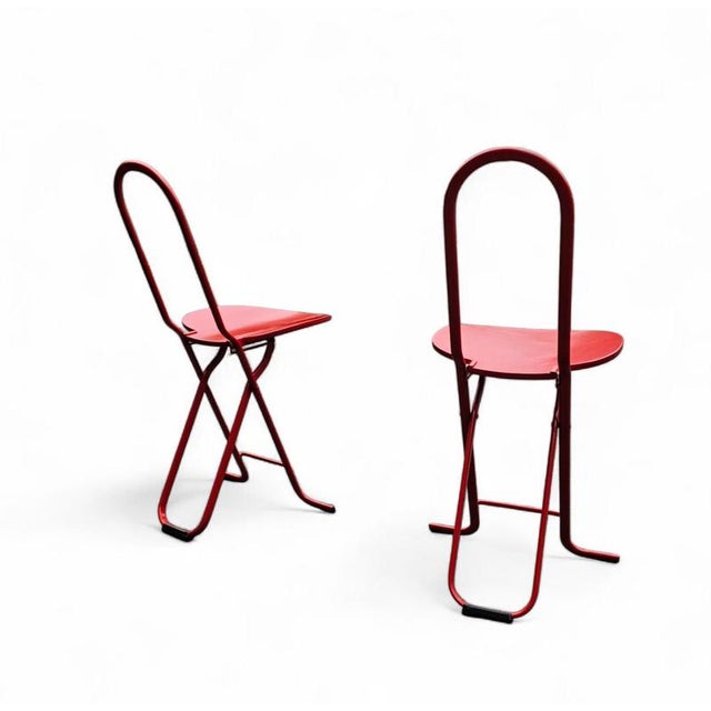 Folding Chairs by Gastone Rinaldi for Thema, 1970s, Set of 2 For Sale - Image 3 of 6