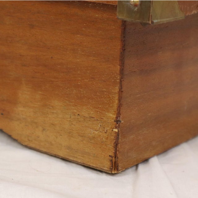 Vintage Campaign Bedside Table by Gautier, France, 1960s For Sale - Image 10 of 18