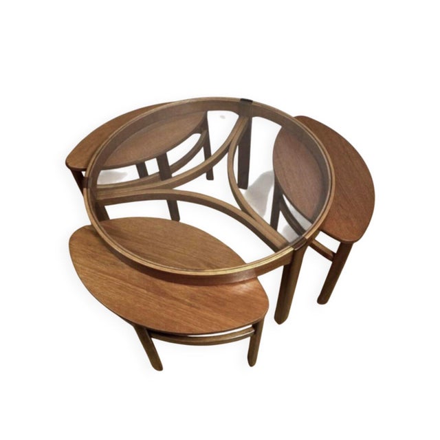 Mid-Century Vintage Teak Trinity Coffee Table from Nathan, 1960s, Set of 4 For Sale - Image 9 of 9