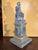 Italian Grand Tour Style Statue of Moses Figure After Michelangelo on the Classical Pedestal With Intaglios For Sale - Image 9 of 10