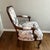 Lavender Schumacher Lotus Garden Upholstered Bergere Chair For Sale - Image 8 of 8