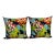 Pair of Floral Patterned Pillows/Cushions-17” Square For Sale