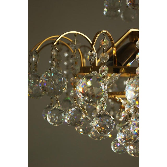 Crystal Glass Ceiling Lamp from Christoph Palme For Sale - Image 4 of 10