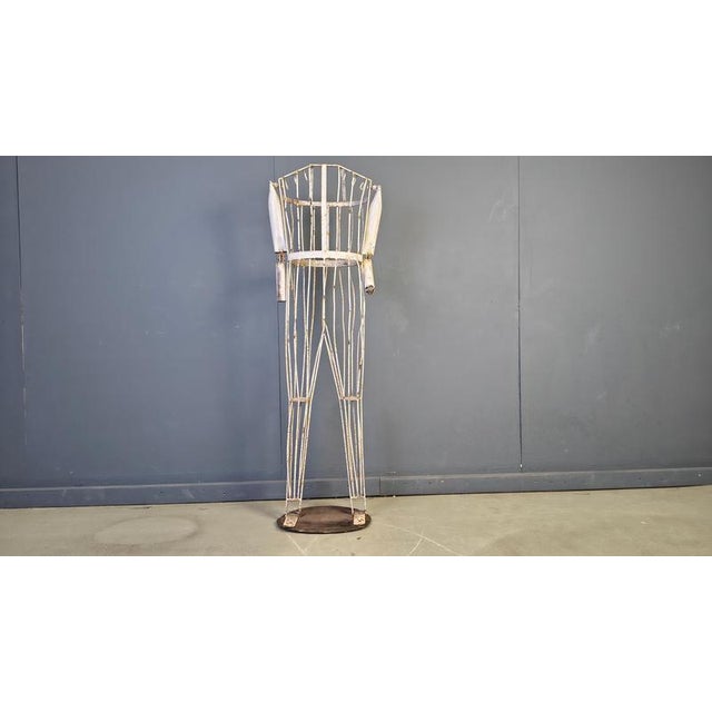 Vintage Metal Wire Mannequin, 1930 For Sale - Image 10 of 12