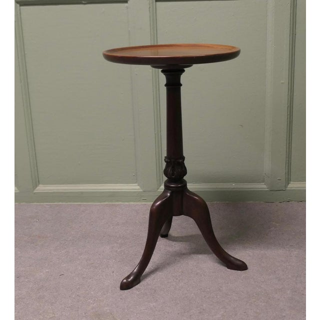 Antique Victorian Wine Table with Three Footed Base, 1900 For Sale - Image 3 of 8